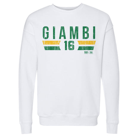 Jason Giambi Men's Crewneck Sweatshirt | 500 LEVEL
