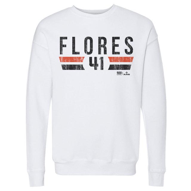Wilmer Flores Men's Crewneck Sweatshirt | 500 LEVEL