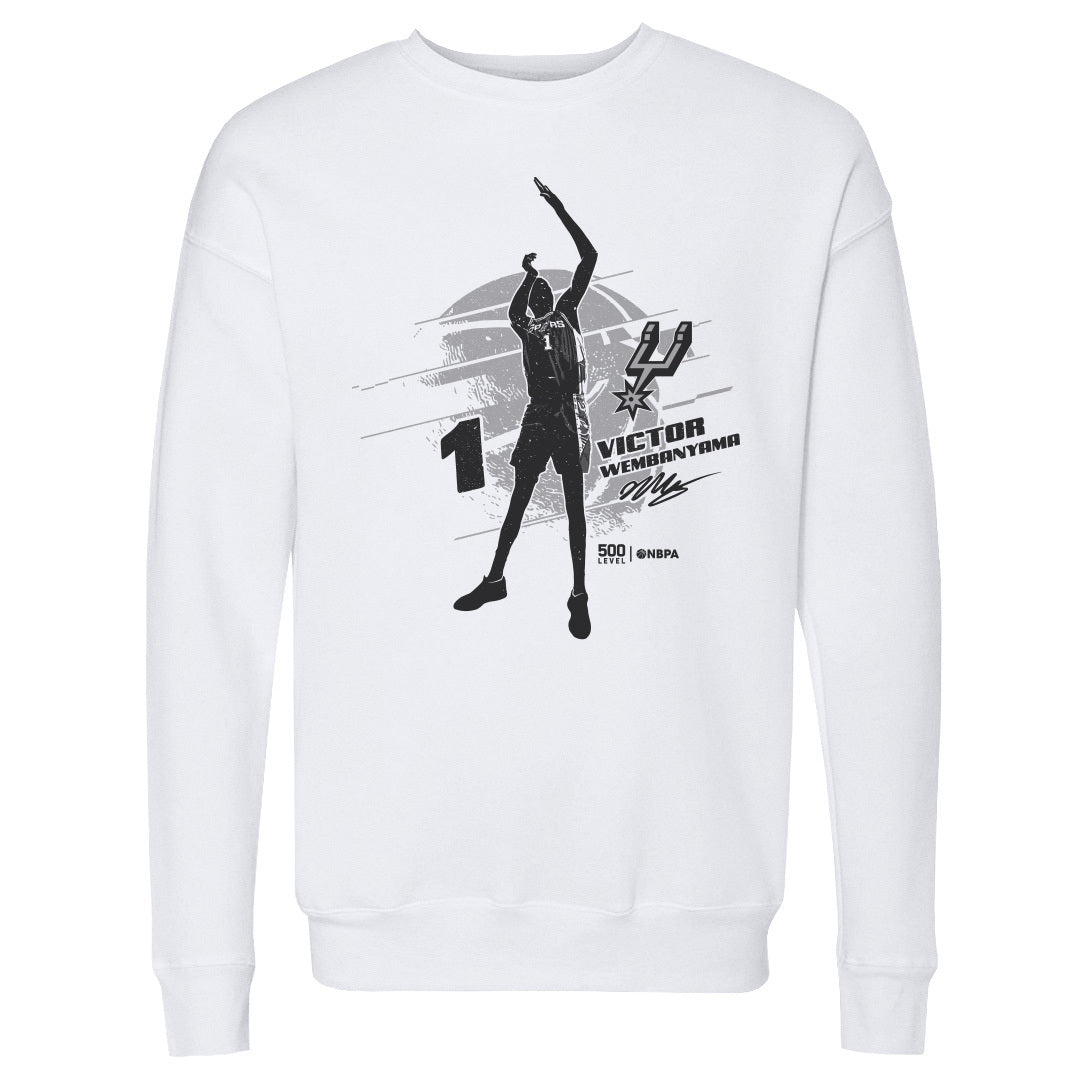 Victor Wembanyama Men's Crewneck Sweatshirt | 500 LEVEL