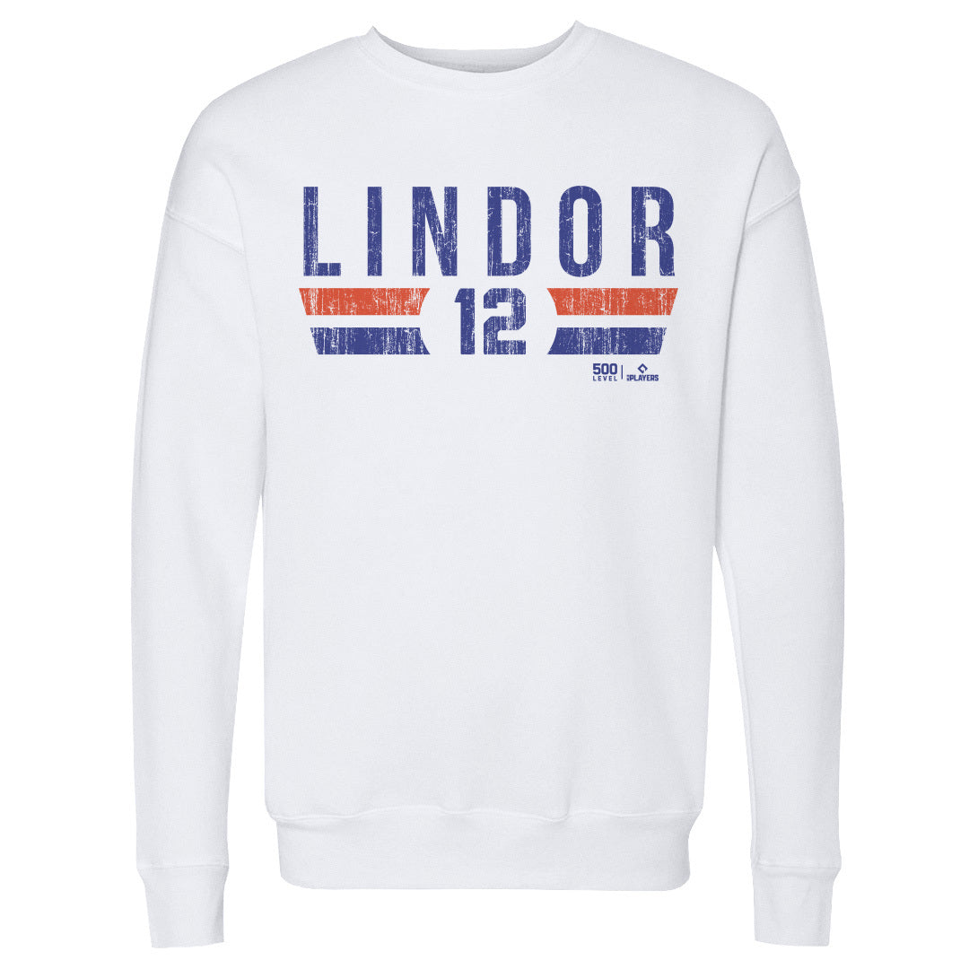 Francisco Lindor Men's Crewneck Sweatshirt | 500 LEVEL