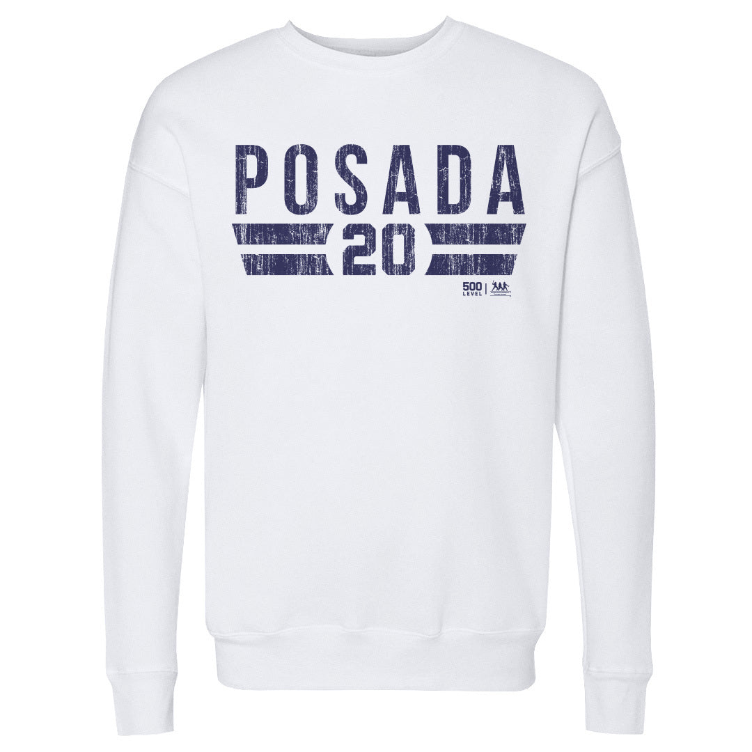 Jorge Posada Men's Crewneck Sweatshirt | 500 LEVEL