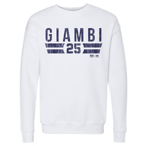 Jason Giambi Men's Crewneck Sweatshirt | 500 LEVEL