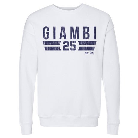 Jason Giambi Men's Crewneck Sweatshirt | 500 LEVEL