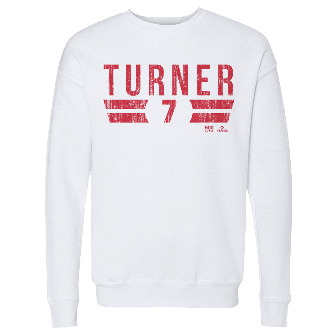 Trea Turner Men's Crewneck Sweatshirt | 500 LEVEL