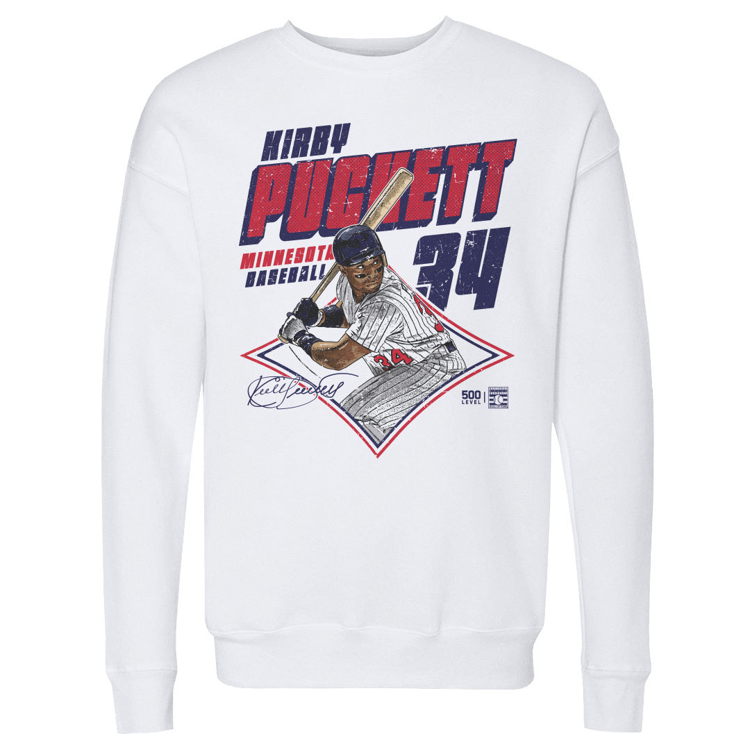 Kirby Puckett Men's Crewneck Sweatshirt | 500 LEVEL