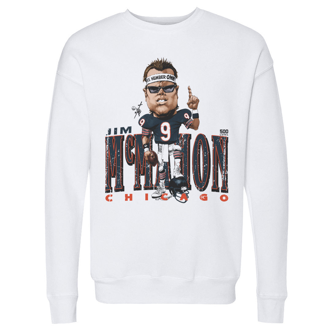 Jim McMahon Men's Crewneck Sweatshirt | 500 LEVEL