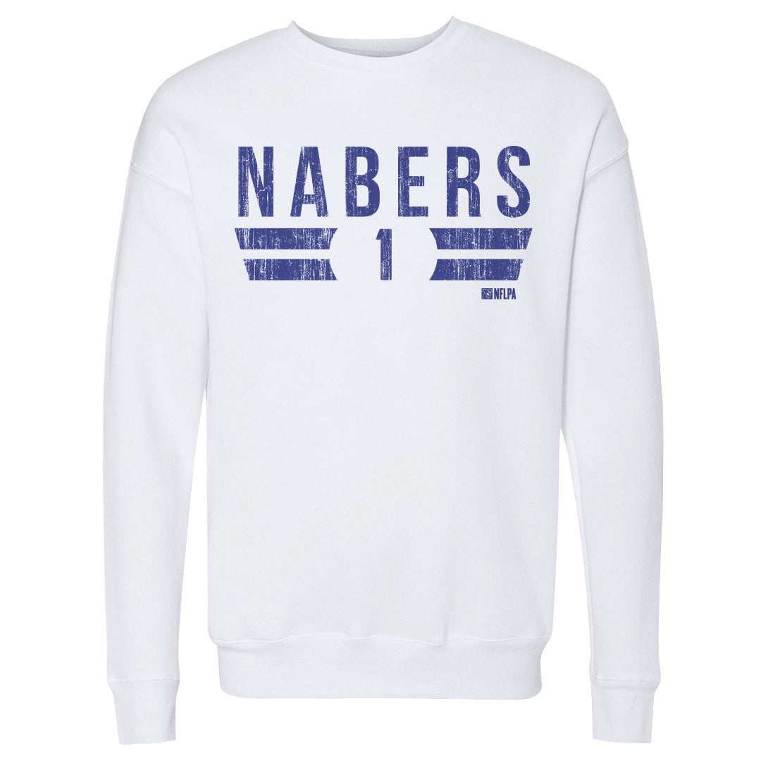 Malik Nabers Men's Crewneck Sweatshirt | 500 LEVEL