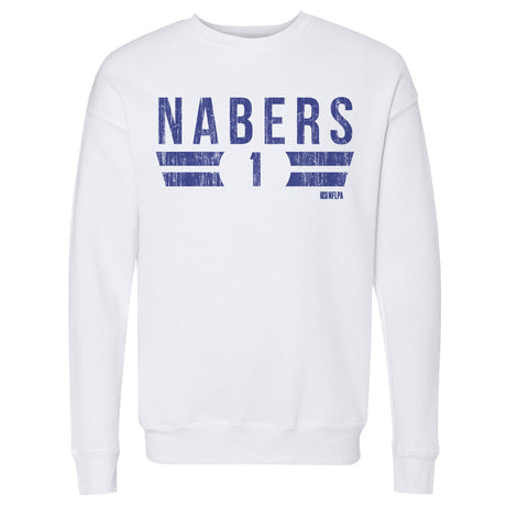 Malik Nabers Men's Crewneck Sweatshirt | 500 LEVEL
