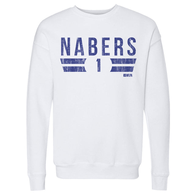 Malik Nabers Men's Crewneck Sweatshirt | 500 LEVEL