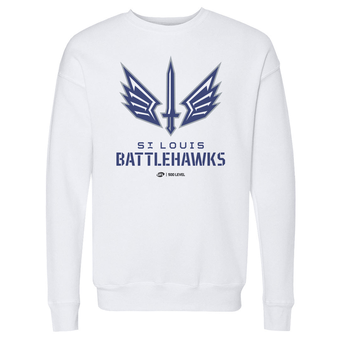 St. Louis Battlehawks Men's Crewneck Sweatshirt | 500 LEVEL
