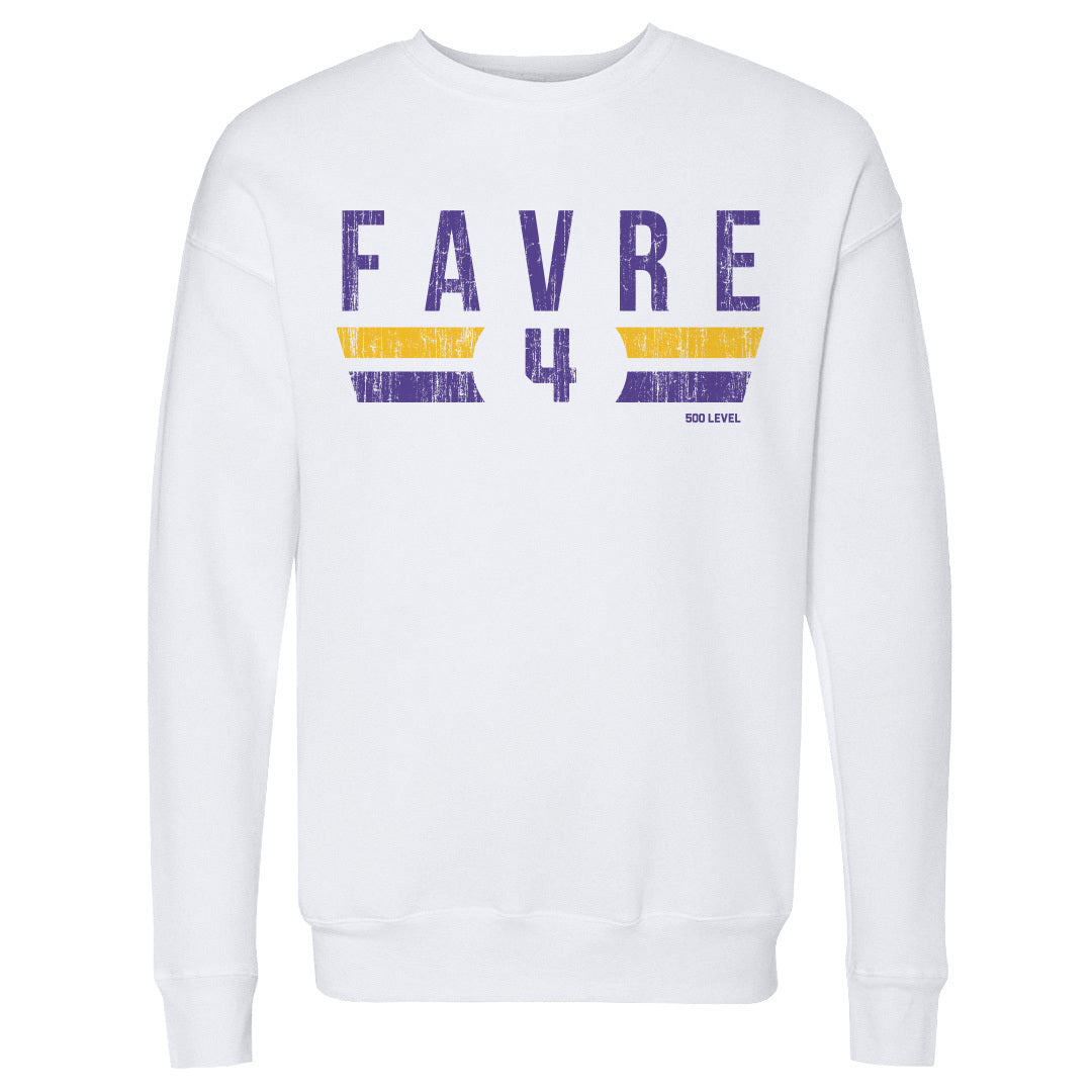 Brett Favre Men's Crewneck Sweatshirt | 500 LEVEL