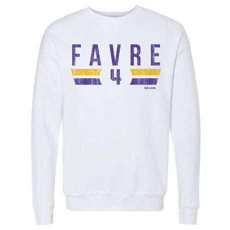 Brett Favre Men's Crewneck Sweatshirt | 500 LEVEL