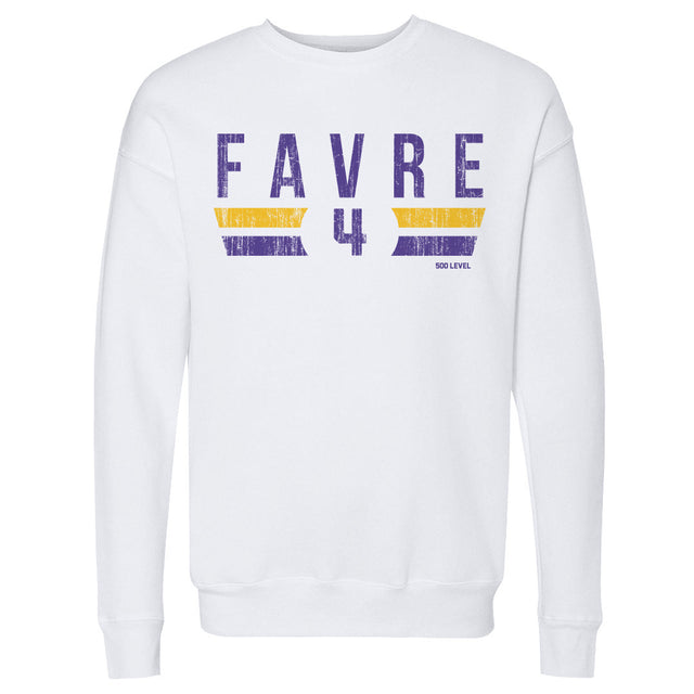 Brett Favre Men's Crewneck Sweatshirt | 500 LEVEL