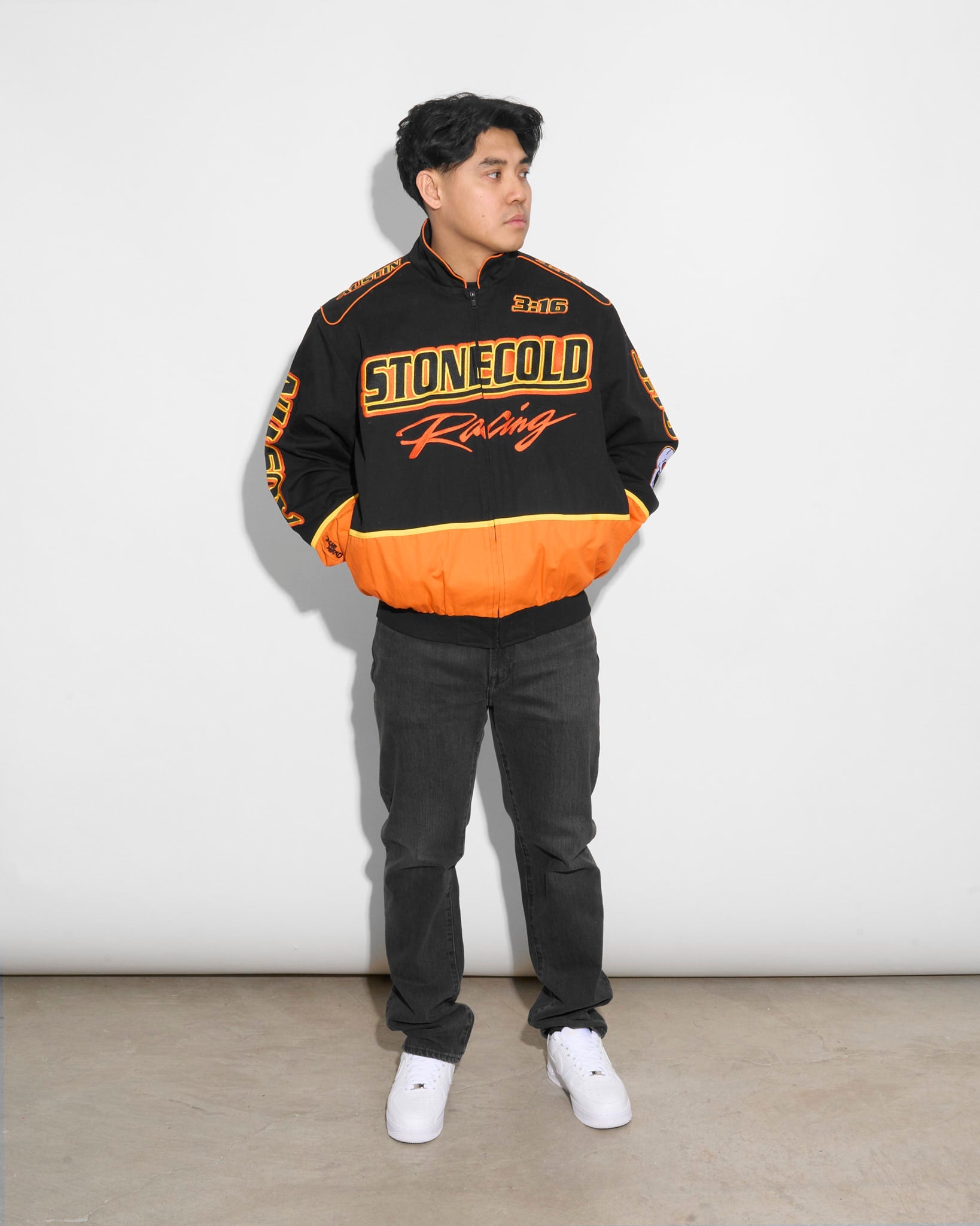 Stone Cold Steve Austin Lightweight Racing Jacket – 500 LEVEL