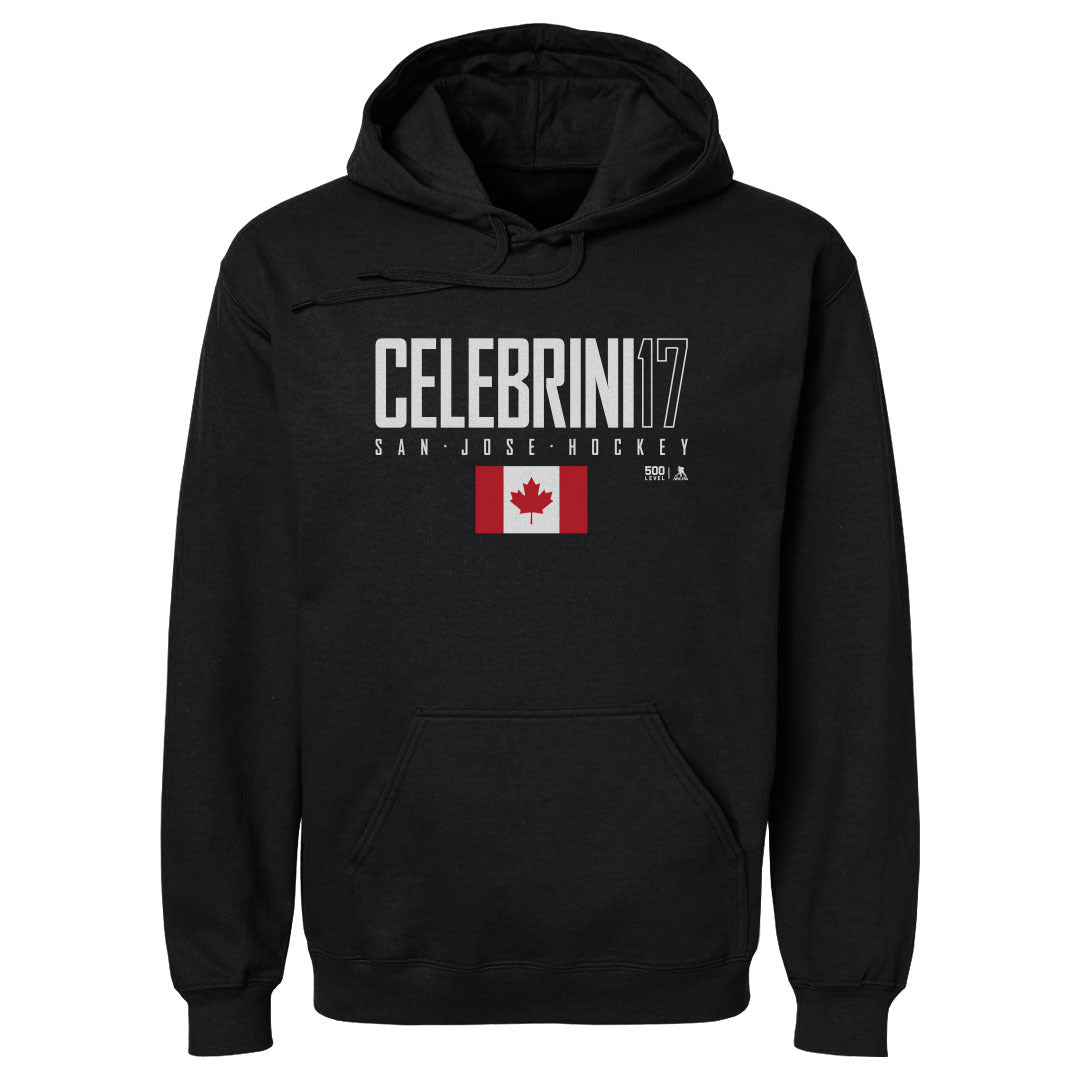Macklin Celebrini Men's Hoodie | 500 LEVEL