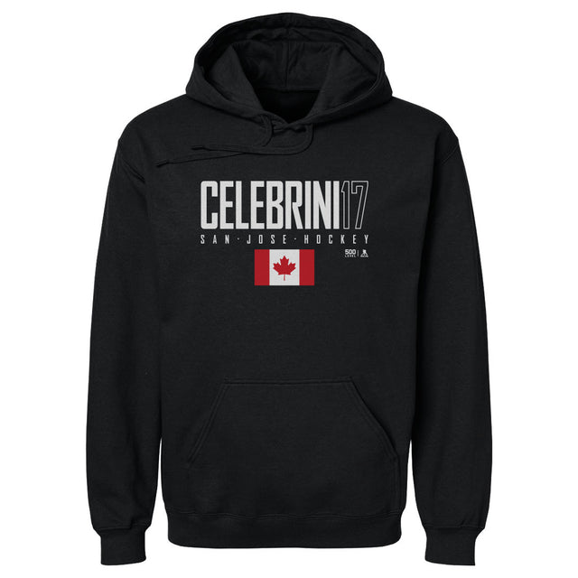 Macklin Celebrini Men's Hoodie | 500 LEVEL