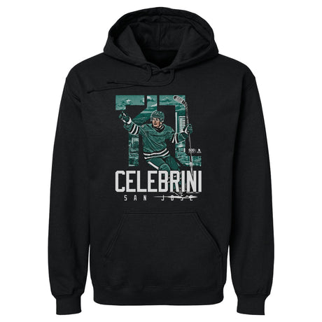 Macklin Celebrini Men's Hoodie | 500 LEVEL