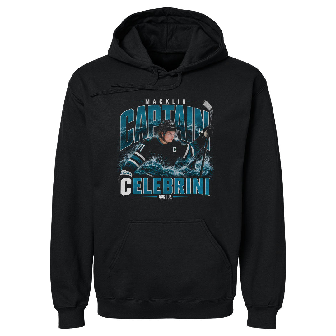 Macklin Celebrini Men's Hoodie | 500 LEVEL