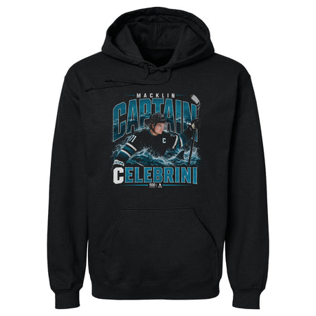 Macklin Celebrini Men's Hoodie | 500 LEVEL