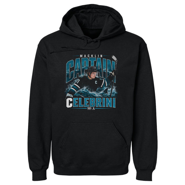 Macklin Celebrini Men's Hoodie | 500 LEVEL