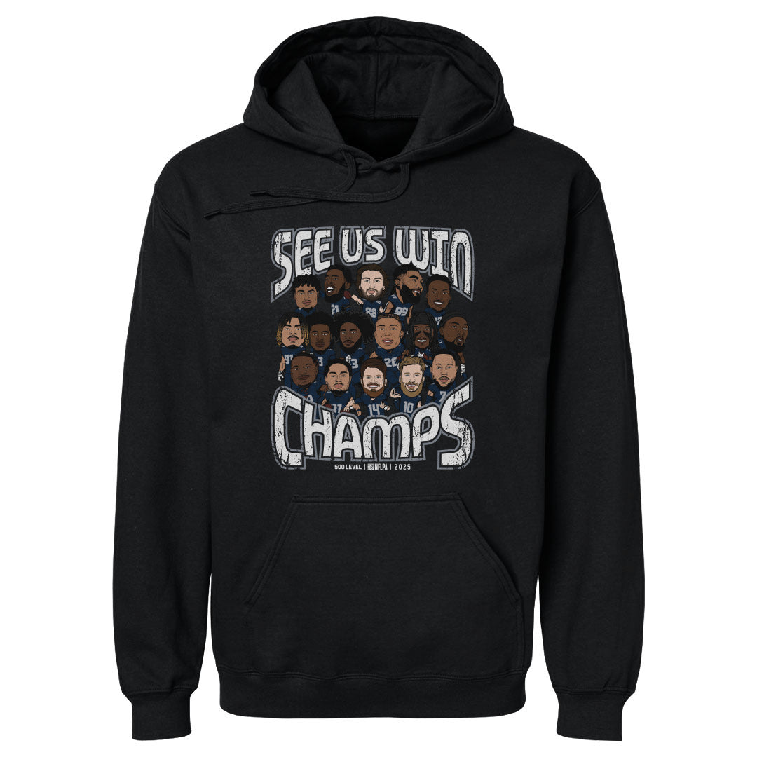 Seattle Football Men's Hoodie | 500 LEVEL