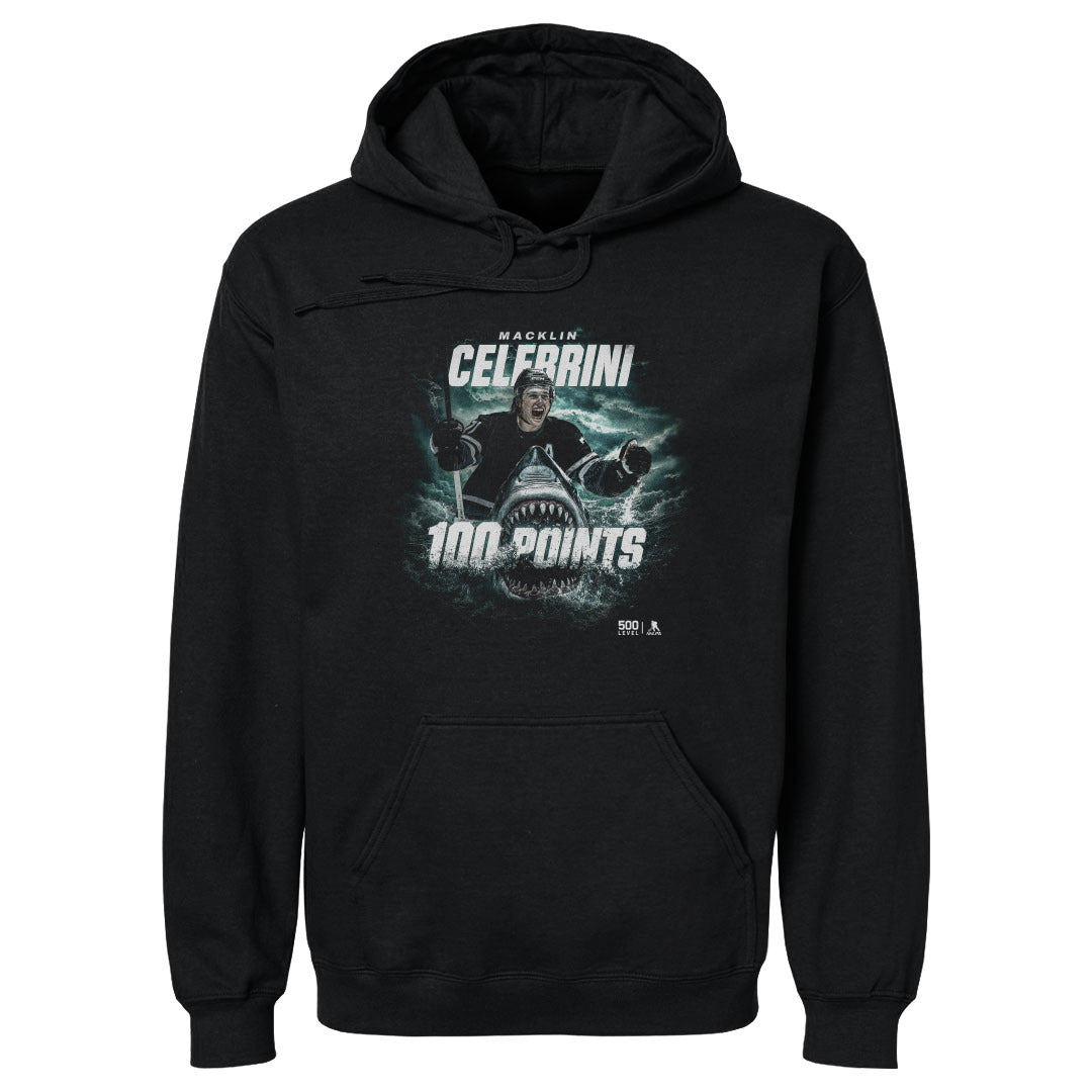 Macklin Celebrini Men's Hoodie | 500 LEVEL