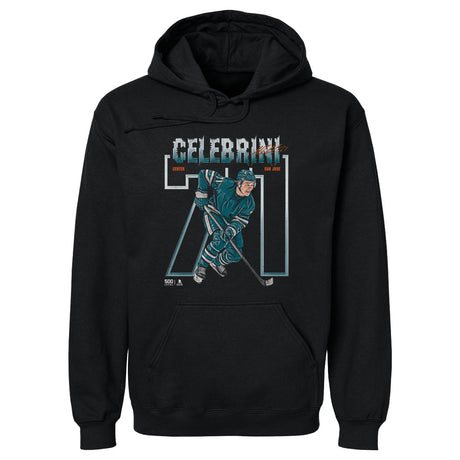 Macklin Celebrini Men's Hoodie | 500 LEVEL