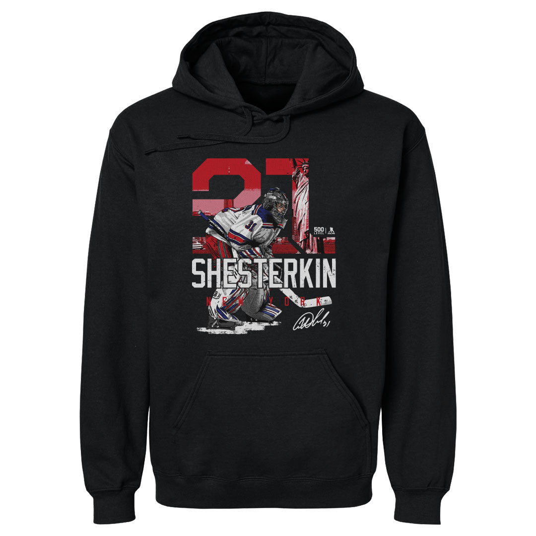 Igor Shesterkin Men's Hoodie | 500 LEVEL