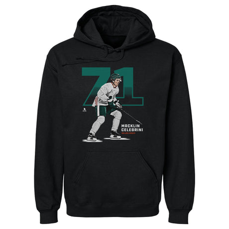 Macklin Celebrini Men's Hoodie | 500 LEVEL