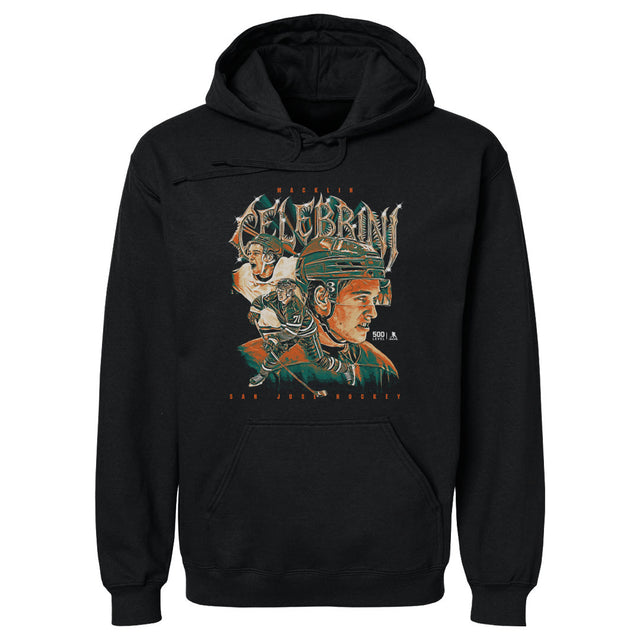 Macklin Celebrini Men's Hoodie | 500 LEVEL