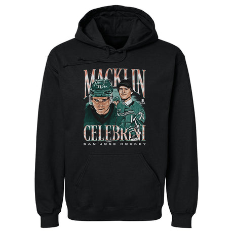 Macklin Celebrini Men's Hoodie | 500 LEVEL