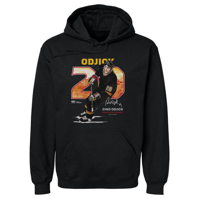 Gino Odjick Men's Hoodie | 500 LEVEL