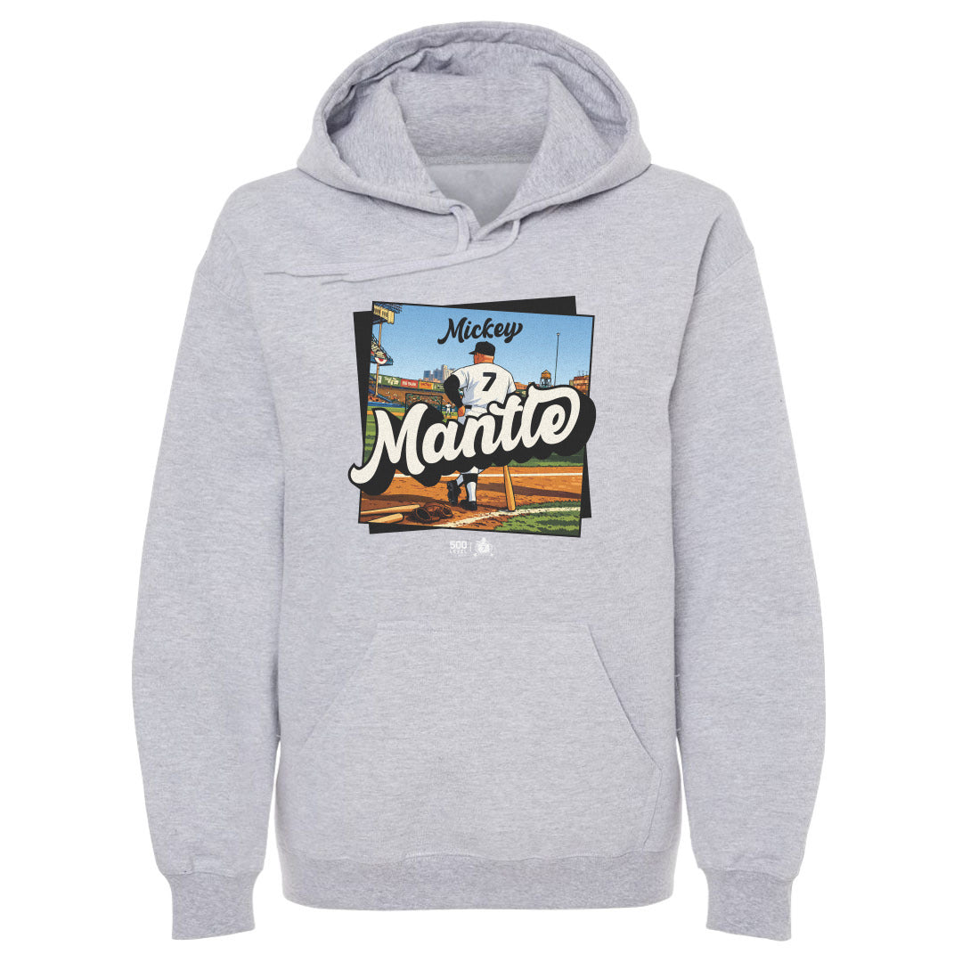 Mickey Mantle Men's Hoodie | 500 LEVEL