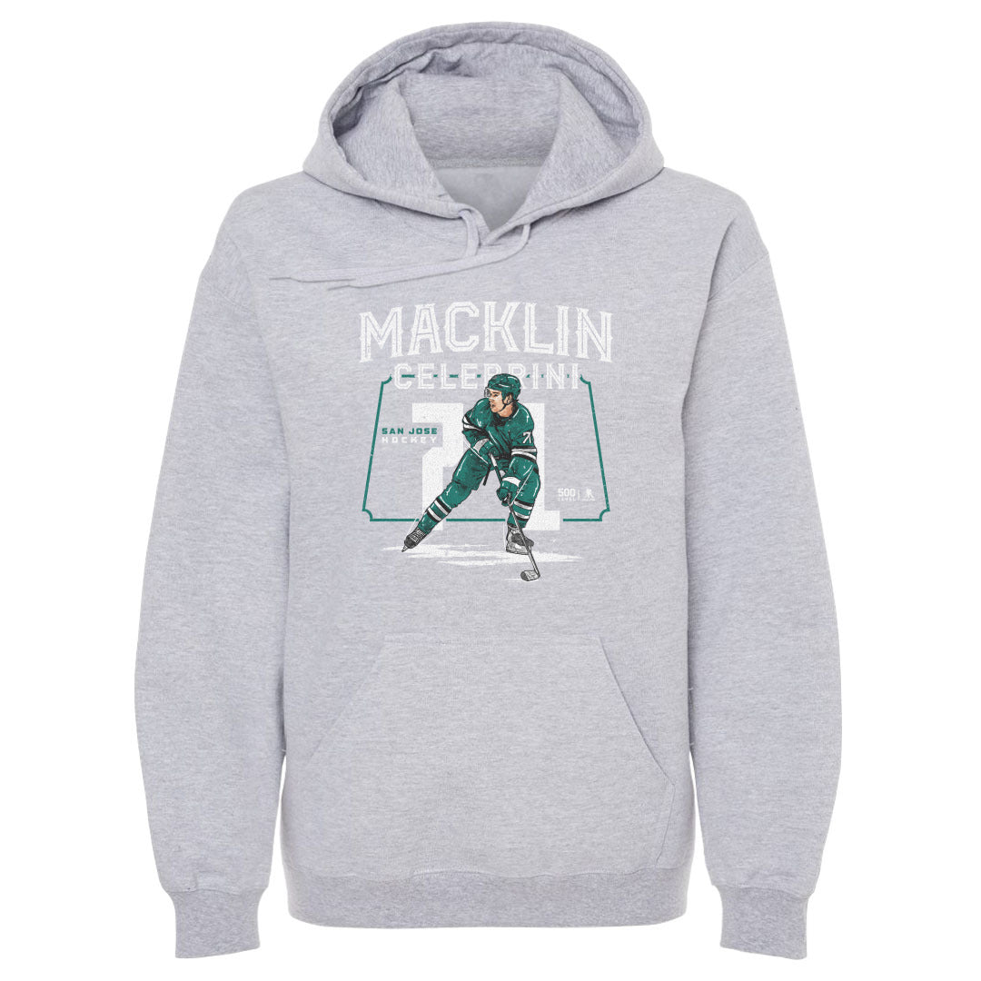 Macklin Celebrini Men's Hoodie | 500 LEVEL