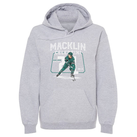 Macklin Celebrini Men's Hoodie | 500 LEVEL