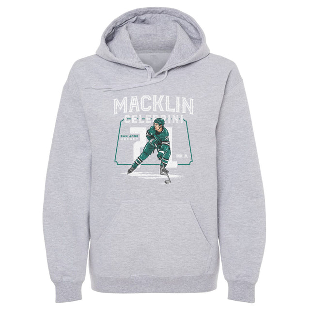 Macklin Celebrini Men's Hoodie | 500 LEVEL