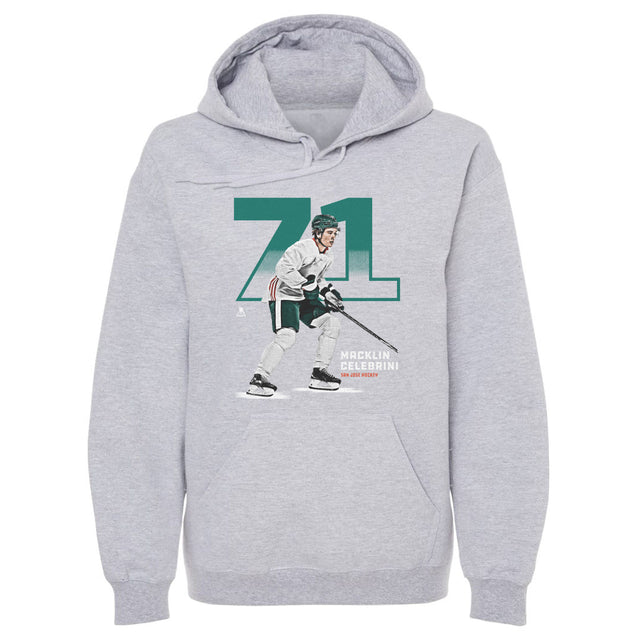 Macklin Celebrini Men's Hoodie | 500 LEVEL