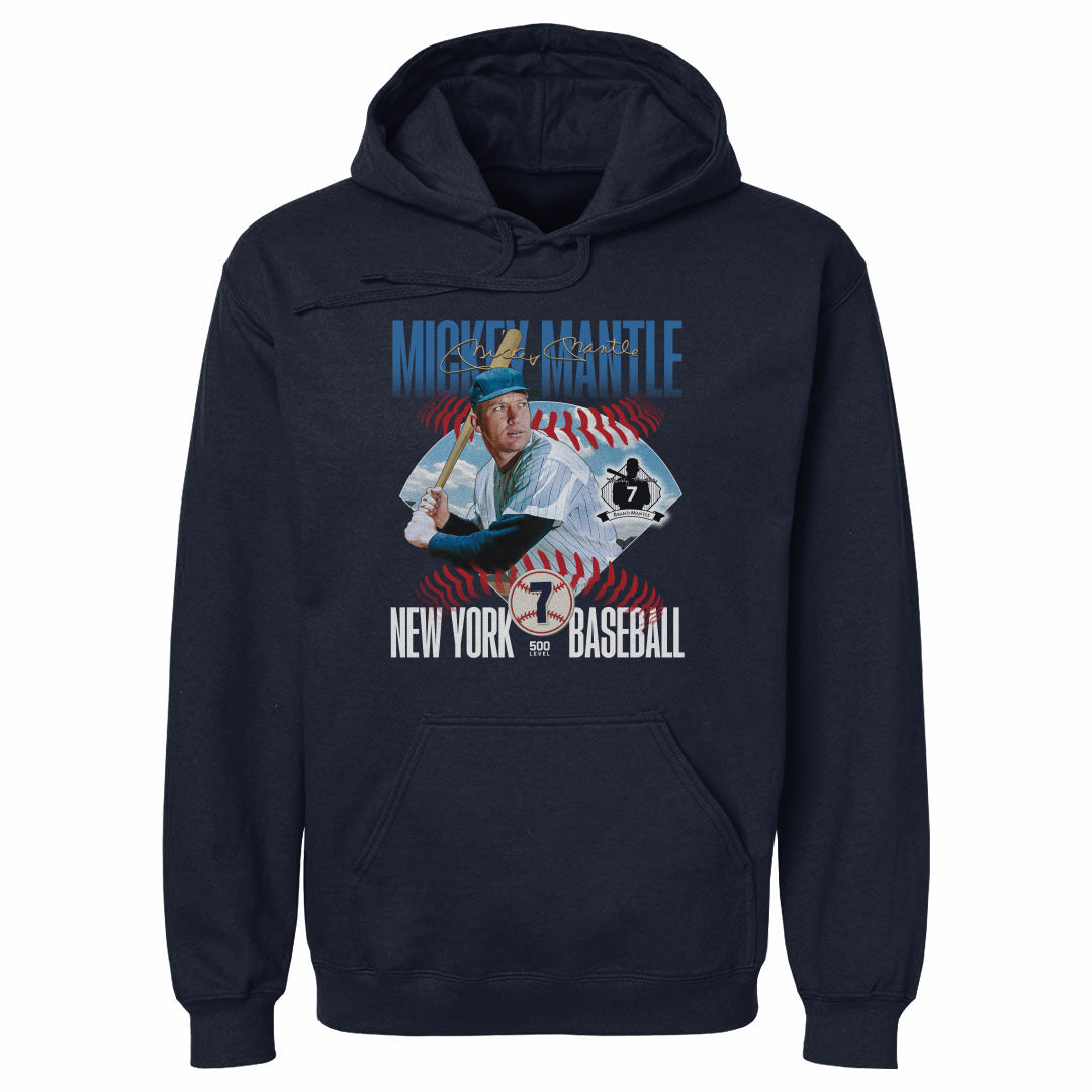 Mickey Mantle Men's Hoodie | 500 LEVEL