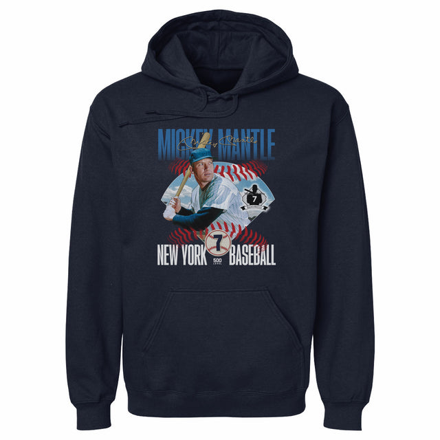 Mickey Mantle Men's Hoodie | 500 LEVEL