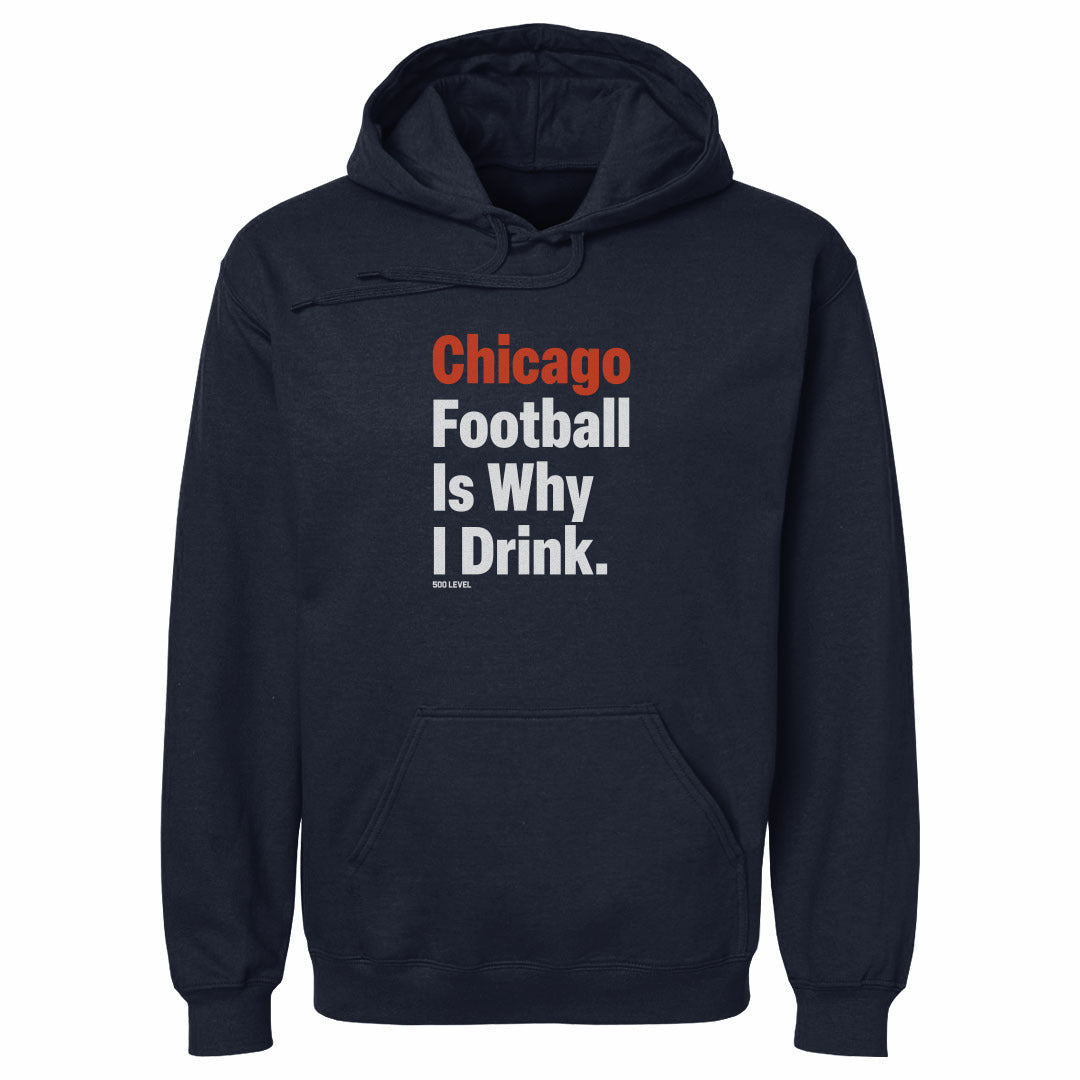 Chicago Football Men's Hoodie | 500 LEVEL