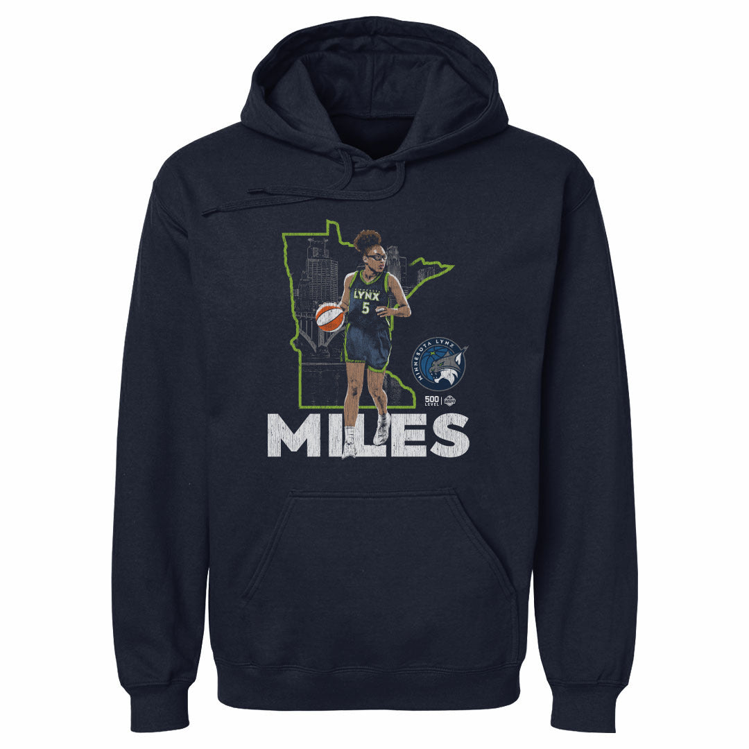 Olivia Miles Minnesota Lynx Map Skyline Men's Hoodie – 500 LEVEL