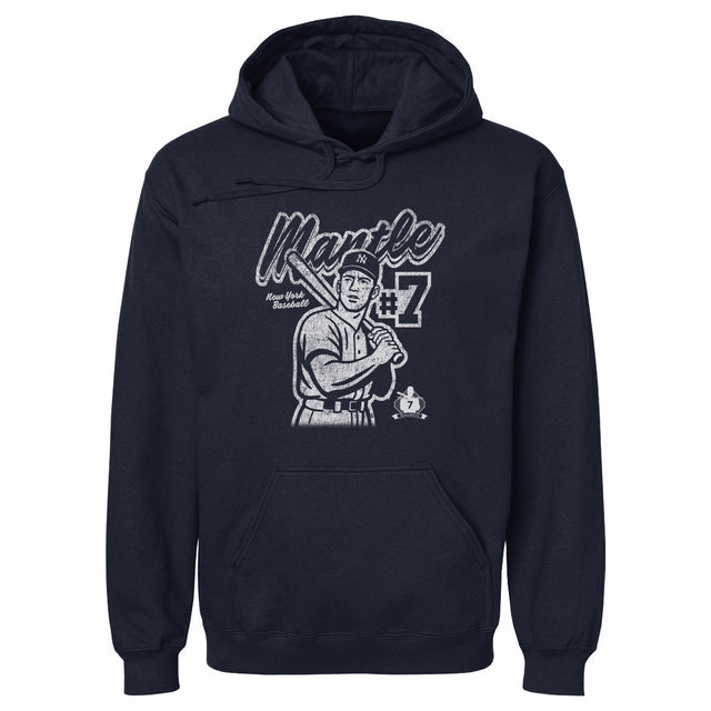 Mickey Mantle Men's Hoodie | 500 LEVEL
