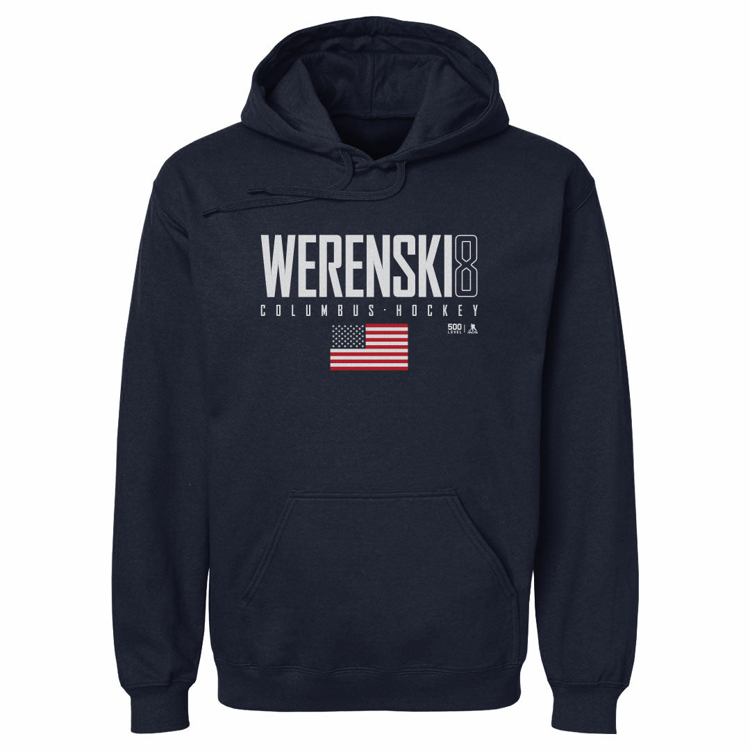 Zach Werenski Men's Hoodie | 500 LEVEL
