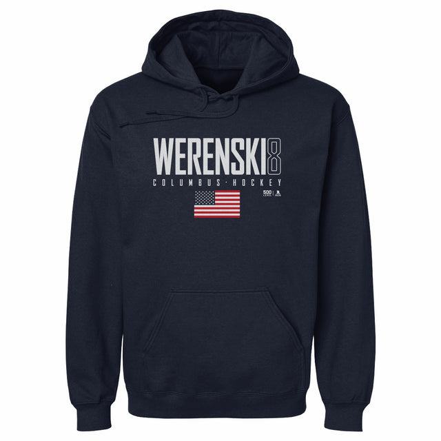 Zach Werenski Men's Hoodie | 500 LEVEL