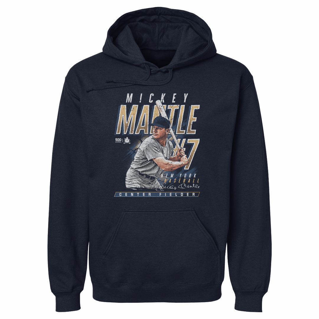 Mickey Mantle Men's Hoodie | 500 LEVEL
