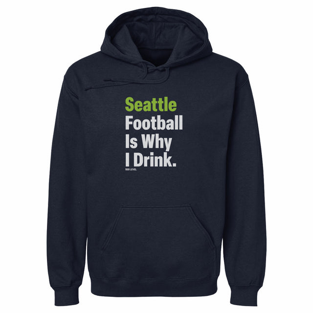 Seattle Football Men's Hoodie | 500 LEVEL