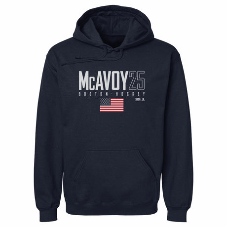Charlie McAvoy Men's Hoodie | 500 LEVEL