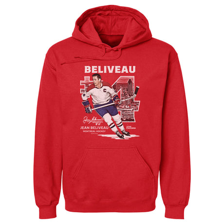 Jean Beliveau Men's Hoodie | 500 LEVEL