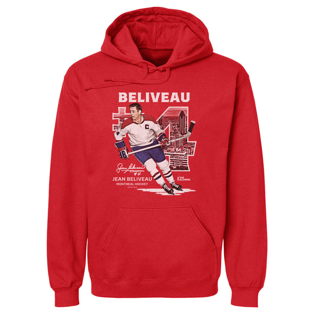 Jean Beliveau Men's Hoodie | 500 LEVEL