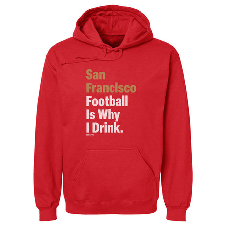 San Francisco Football Men's Hoodie | 500 LEVEL